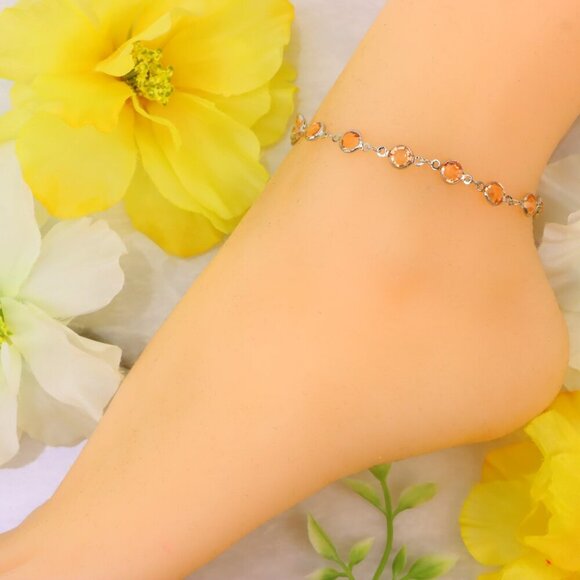 Minimalist Anklet, Sleek & Modern Design, Women’s Fashion, YC110430-A - Picture 3 of 10